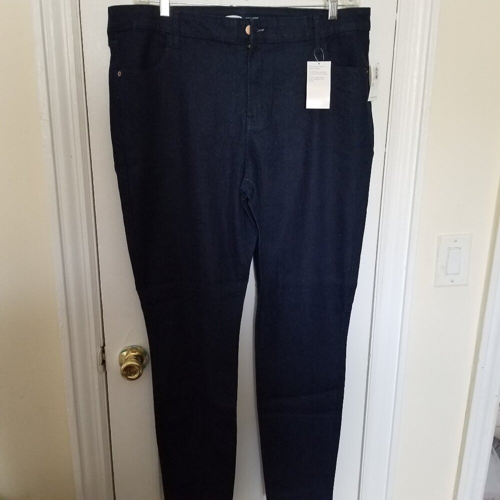 Old Navy Super Skinny Jeans Women’s Navy 18 Tall NWT